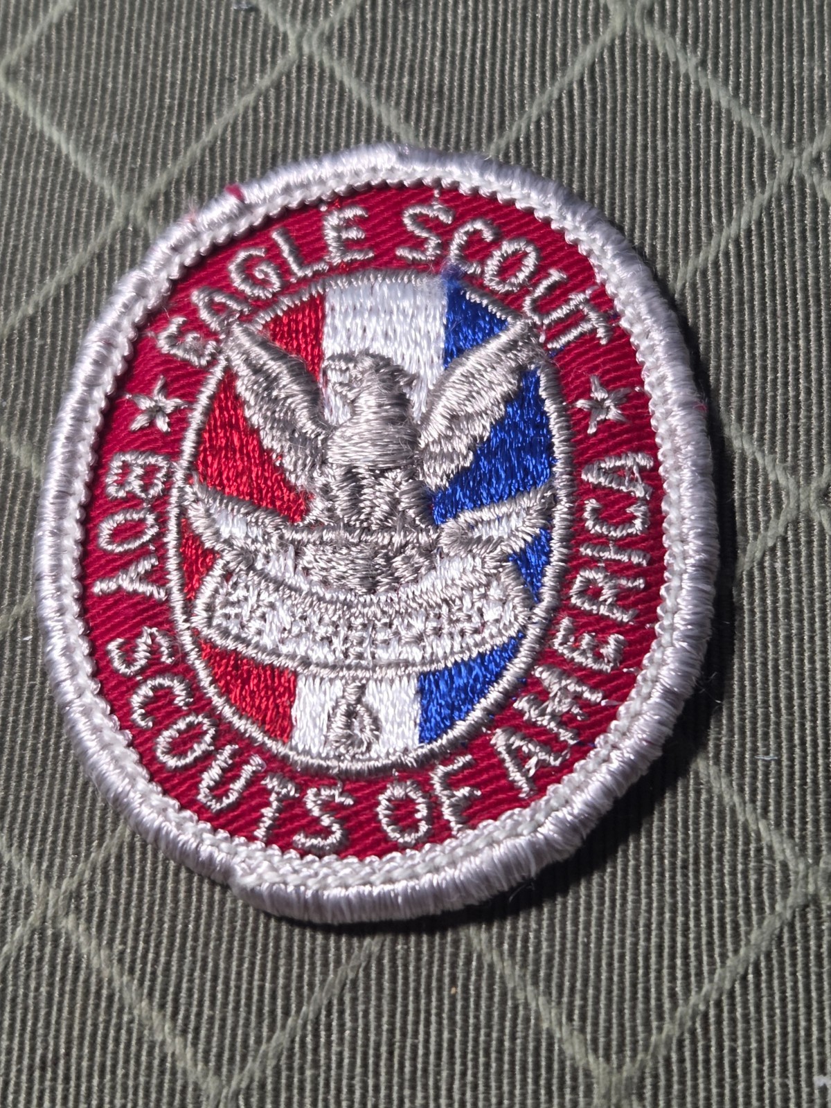 1956-1972 Eagle Scout Rank Patch Boy Scouts of America BSA Gauze Back