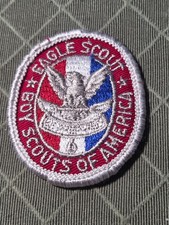 1956-1972 Eagle Scout Rank Patch Boy Scouts of America BSA Gauze Back picture