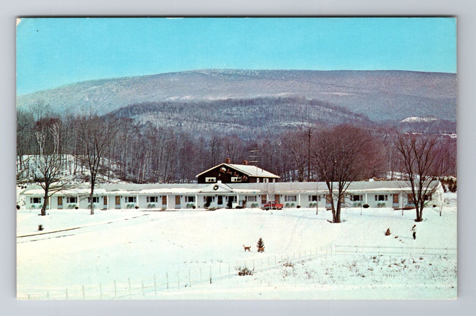 Shaftsbury VT-Vermont, Iron Kettle Motel, Advertisement, Vintage Postcard