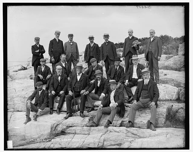 Group at Appledore, Isle of Shoals, New Hampshire Isles of c1900 Old Photo Group at Appledore, Isle of Shoals, New Hampshire Isles of c1900 Old Photo