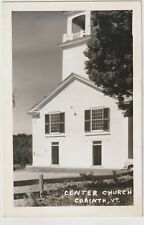 RPPC - Corinth, VT -Center Church - Vintage picture
