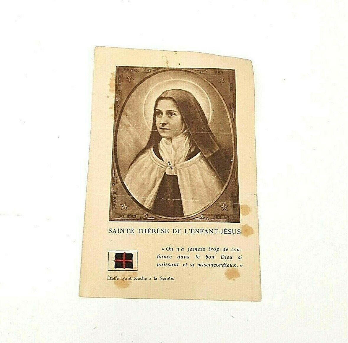 Vintage postcard, Saint Teresa Martin, Teresa, nun, Catholic saint,  France