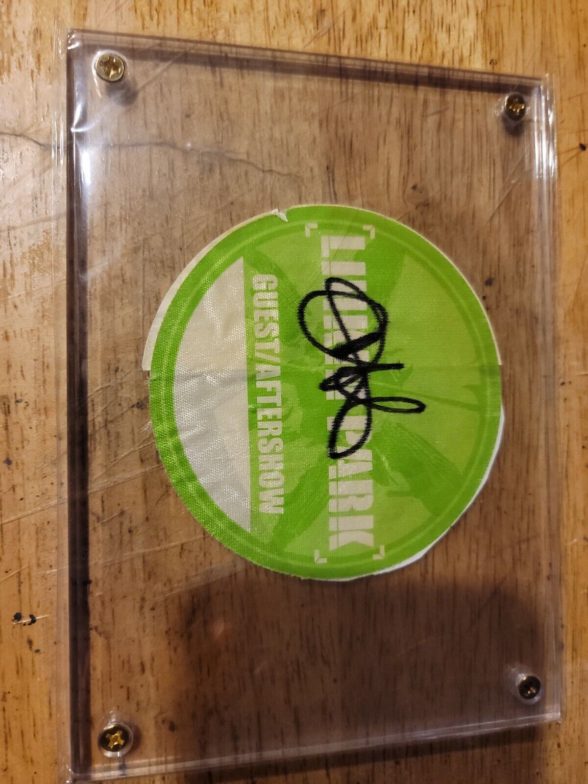 Chester Bennington Autographed Backstage Pass (RIP Chester Bennington) 