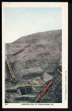 Wilkes-Barre Pennsylvania Stripping Coal Vintage Postcard picture