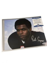 Gale Sayers Hand Signed Photo 8X10 Autographed BAS COA picture