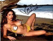 Emily Addison Super Sexy Hot Signed 8x10 Adult Model Photo COA 8 picture