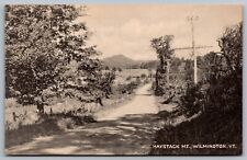 Haystack Mount Wilmington Vermont Country Road Mountain Vintage UNP Postcard picture