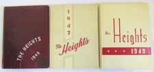 3 Arlington Heights Illinois The Heights 1946 1947 1949 High School Yearbooks picture