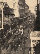 Jefferson Davis Funeral PHOTO 1889 Confederate Civil War President New Orleans picture