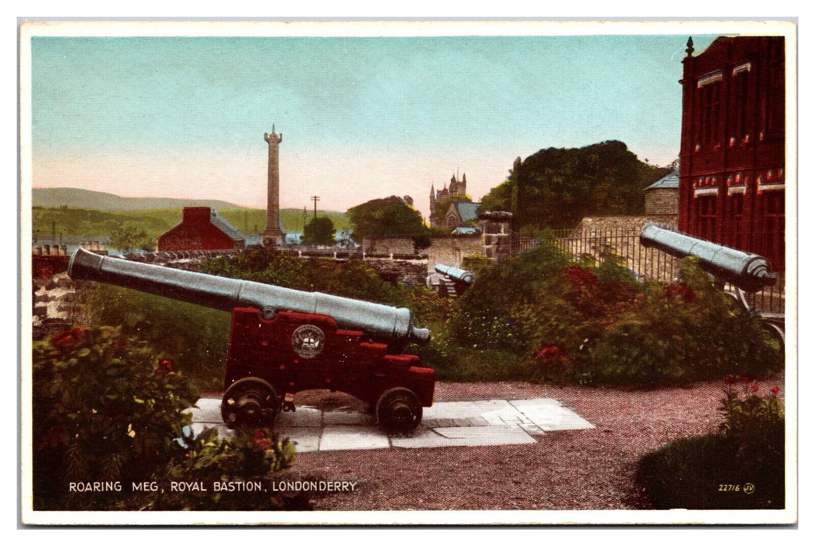 Roaring Meg, Royal Bastion, Londonderry Postcard