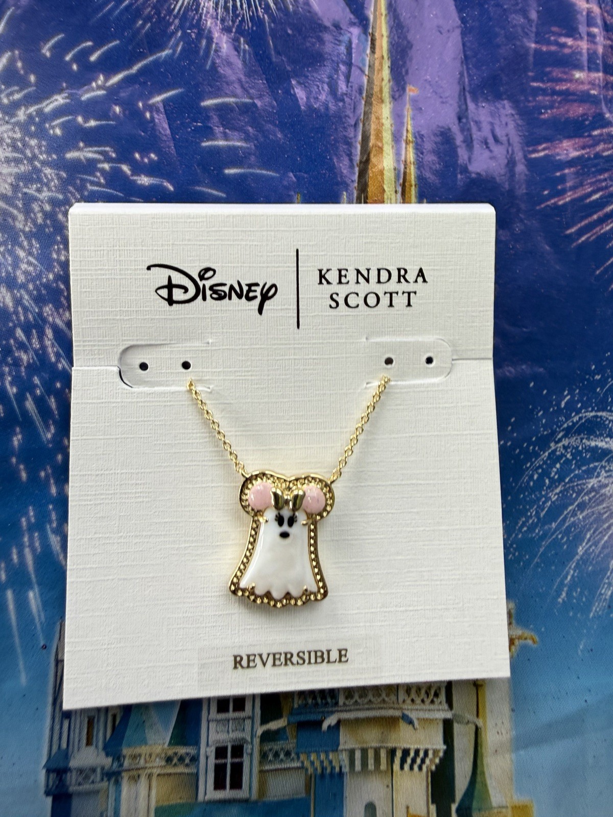 🚨Disney Parks 2026 WDW Kendra Scott Ghost Necklace Minnie Ghost New 🚨Disney Parks 2026 WDW Kendra Scott Ghost Necklace Minnie Ghost New
