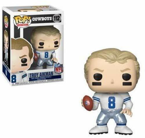 Funko Pop NFL #112 Troy Aikman Dallas Cowboys Brand New Toy Figure Vaulted