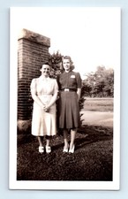 Old Vintage Photo PAIR LEGGY WOMEN GUILFORD COLLEGE ROOMMATES GREENSBORO SC picture