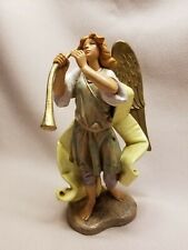 1999 Fontanini Figurine - Angel Lemuel holding trumpet #321 - 6