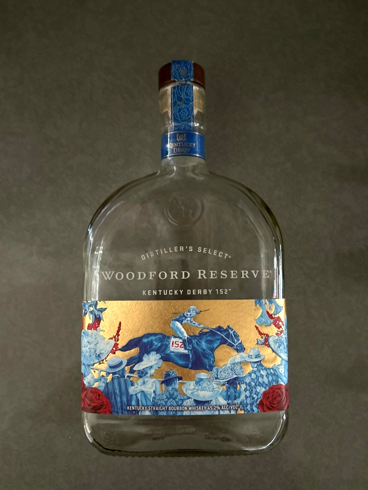 Woodford Reserve 2026 Kentucky Derby 152 Empty Bourbon Bottle Bar Decor Woodford Reserve 2026 Kentucky Derby 152 Empty Bourbon Bottle Bar Decor