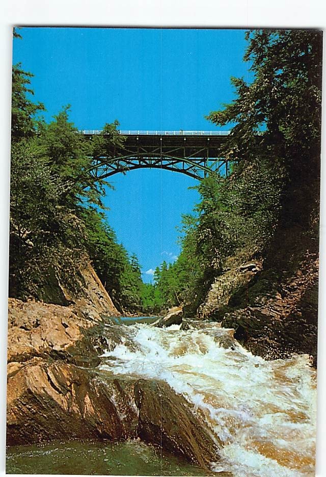 Postcard Vermonts Little Grand Canyon Quechee Gorge Quechee Vermont USA Postcard Vermonts Little Grand Canyon Quechee Gorge Quechee Vermont USA