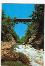 Postcard Vermonts Little Grand Canyon Quechee Gorge Quechee Vermont USA picture
