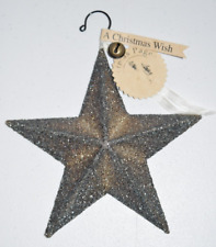 Wendy Addison Cardboard Christmas Stars~ Glass Glitter Midwest Of Cannon Falls picture