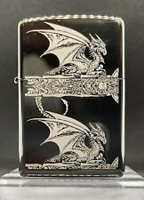 Zippo Lighter 2015 - Anne Stokes Gothic 28961 - G 15  ** Free Extra Wick ** picture