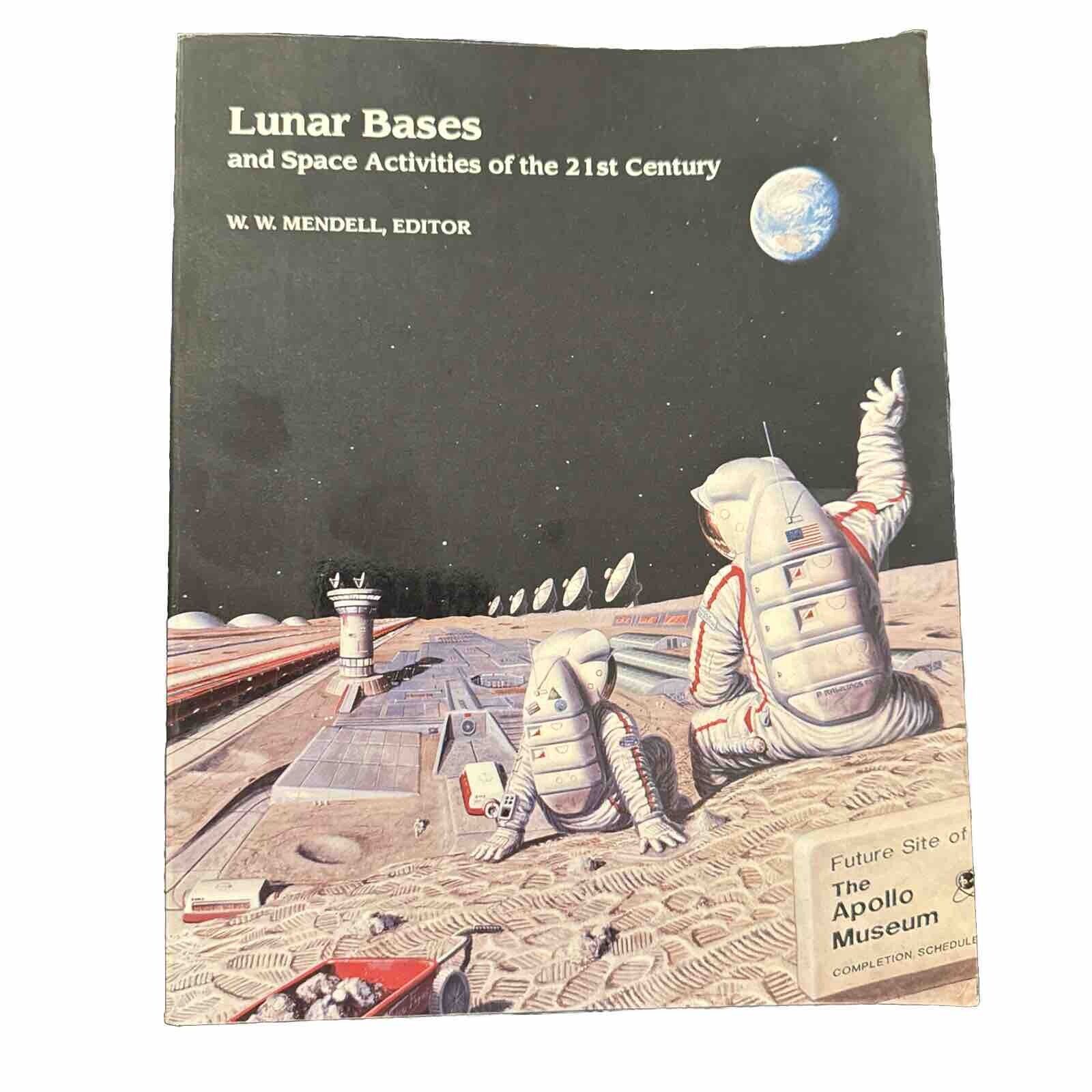MOON Lunar Bases Space Activities 21st Century Signed James D Burke JPL NASA