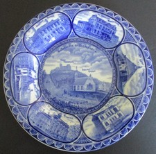 Early 20th Century Souvenir Rowland Marsellus Plate Old Albany New York picture