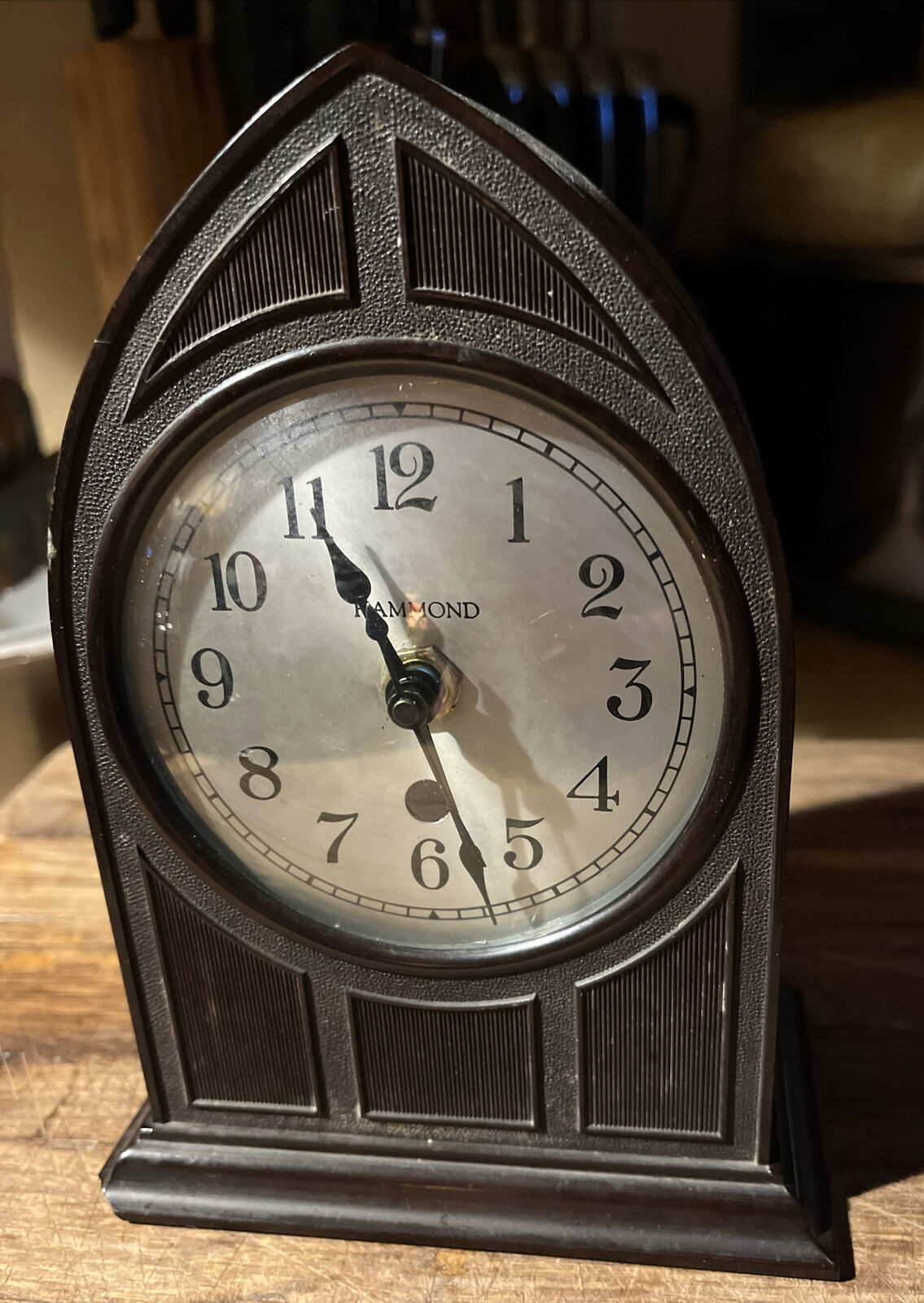 Vintage Hammond Ravenswood Bakelite  Clock For Decor, Non Working