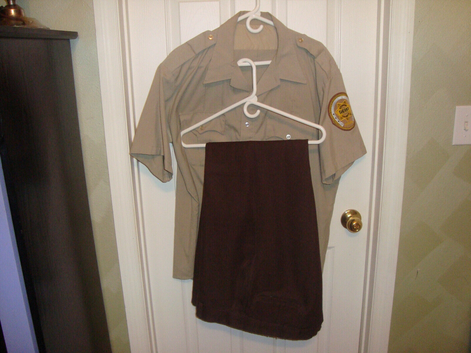 Retired Vtg Goshen County Wyoming Sheriff Department Police uniform Shirt Pant