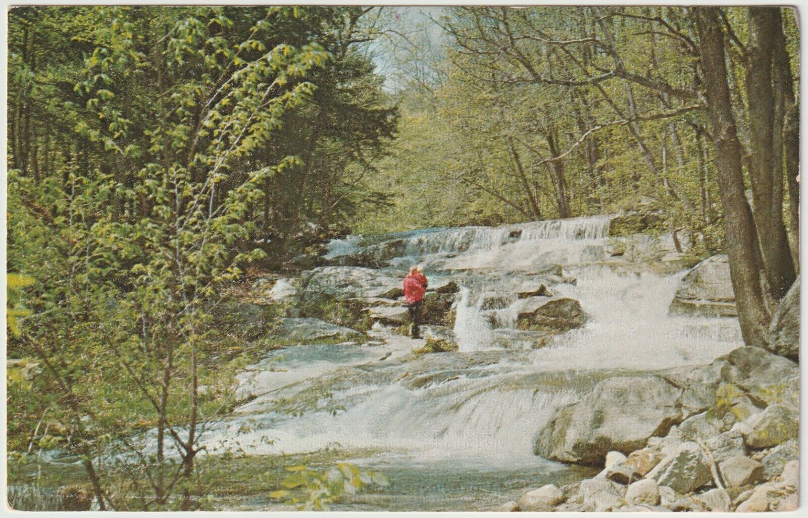 River, West Dummerston, Brattleboro, Vermont - Vintage Postcard