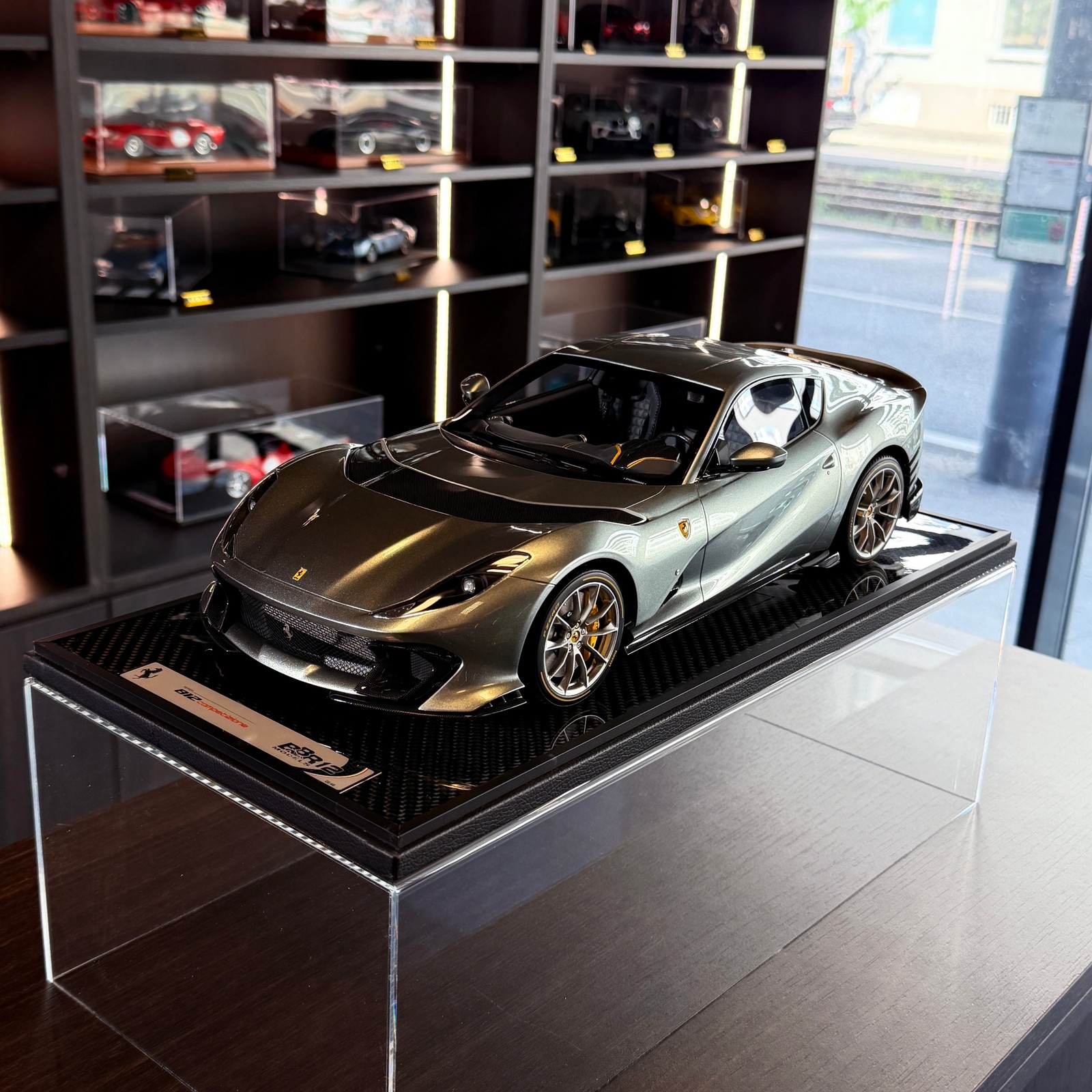 1:12 Ferrari 812 Competizione Coburn Grey - Limited Edition 49 pcs by BBR 1:12 Ferrari 812 Competizione Coburn Grey - Limited Edition 49 pcs by BBR