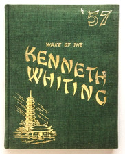 USS KENNETH WHITING AV-14 1957-1958 FAR EAST CRUISE BOOK picture