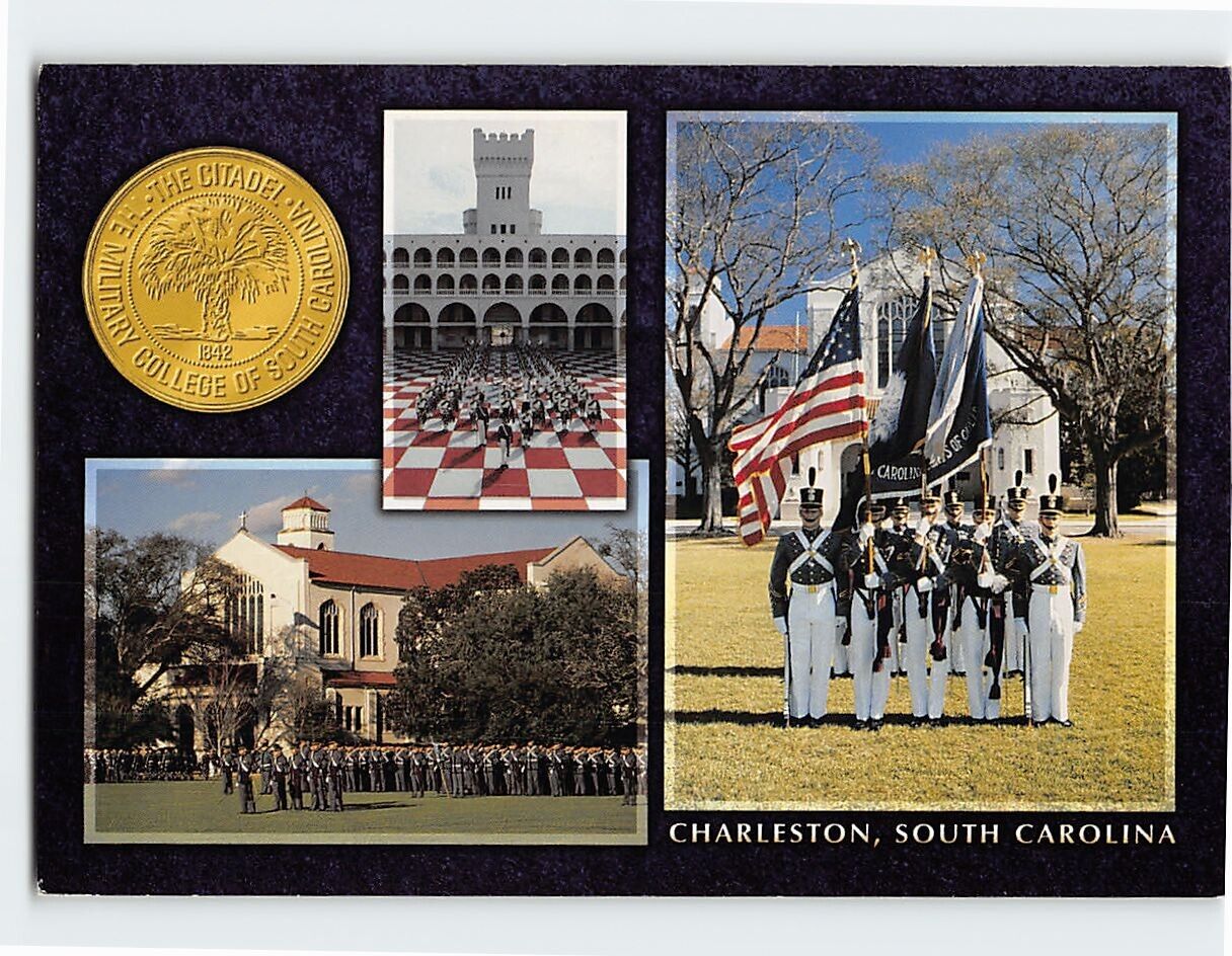 Postcard The Citadel Charleston South Carolina USA