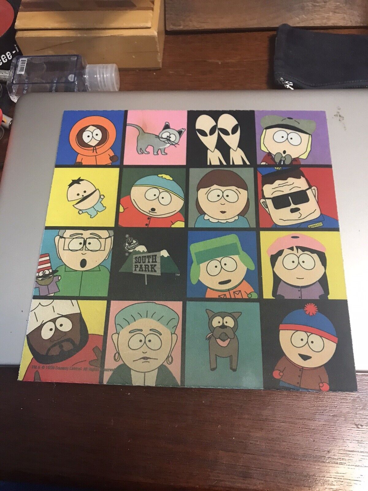 South Park Mouse Pad 1998 Comedy Central Brand. Used Condition