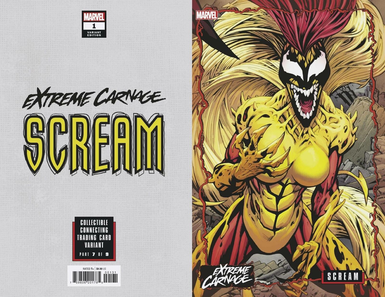Extreme Carnage Scream #1 Johnson Connecting Variant Cover
