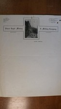 1900s Gates Oregon Black Eagle Mining & Milling Picture Illustrated Letterhead picture