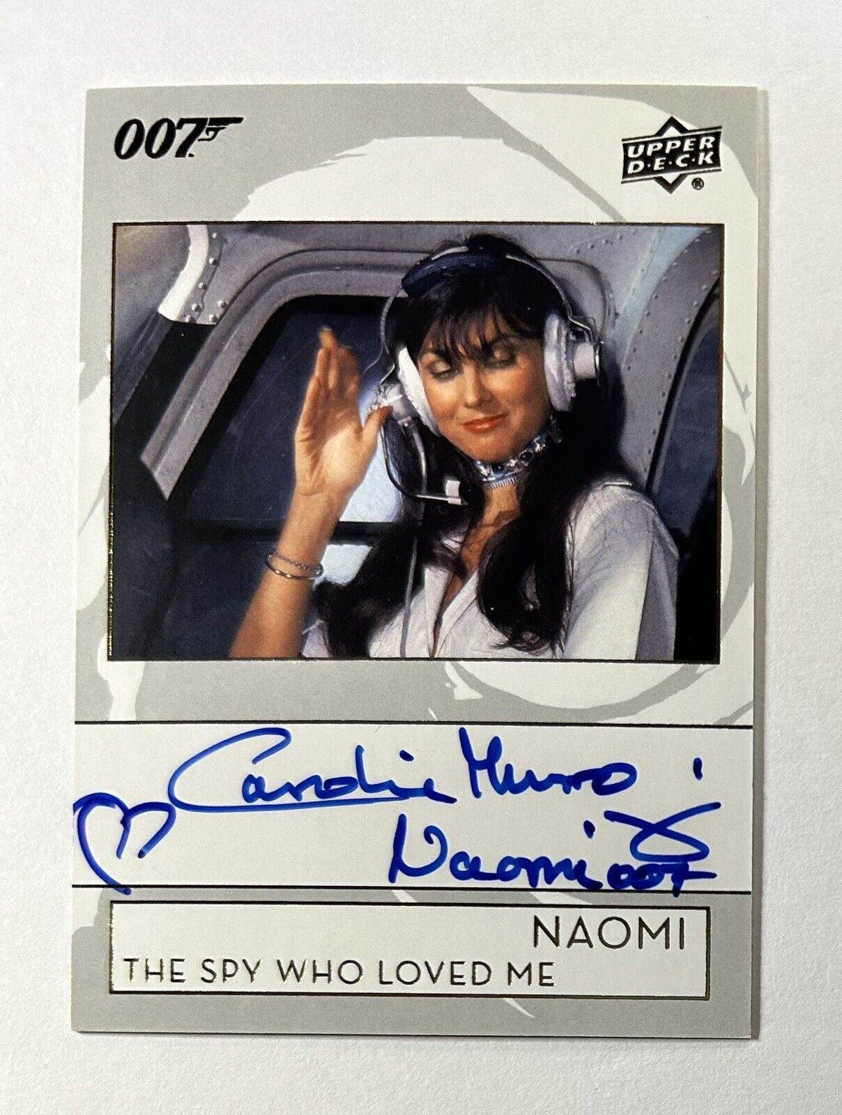 2019 Upper Deck James Bond Caroline Munro Naomi autograph auto A-CM Inscription