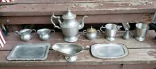 Vintage Pewter Mixed Lot Pairpoint Crescent Baldwin Woodbury & More picture