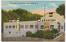 NEW YORK WILLIAMSVILLE THE CASINO AT GLEN PARK, PUBLISHED BY CURTEICH CIRCA 1940 picture
