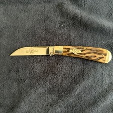 Schatt & Morgan 7.5” File And Wire-Tested Pocket Knife With Grooved Handle picture