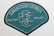 ELGIN BELVIDERE ELECTRIC CO RAILWAY POLICE Illinois patch picture