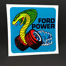 FORD POWER Vintage Style DECAL, Vinyl STICKER, hot rod, rat rod, car racing picture