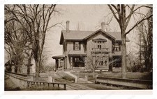 Andover Massachusetts 1893 J W Barnard Residence Standard Postcard picture