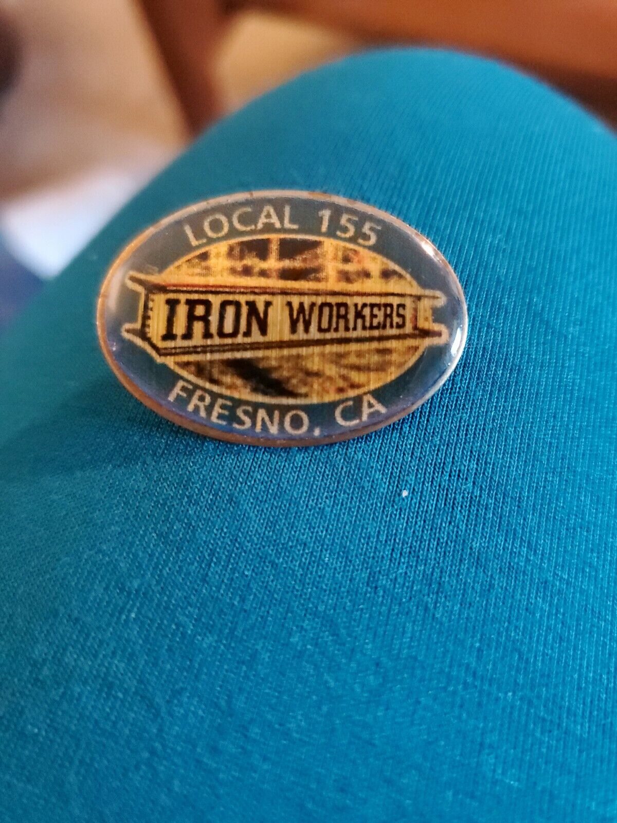 Ironworkers Union Lapel Pin Iron Workers Local 155 California