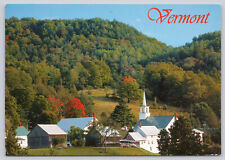 Postcard Tunbridge Vermont Houses on a hillside (665) picture