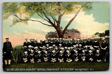 Newport RI US Naval Training Station Blue Jacket Guard Navy Sailors War College picture