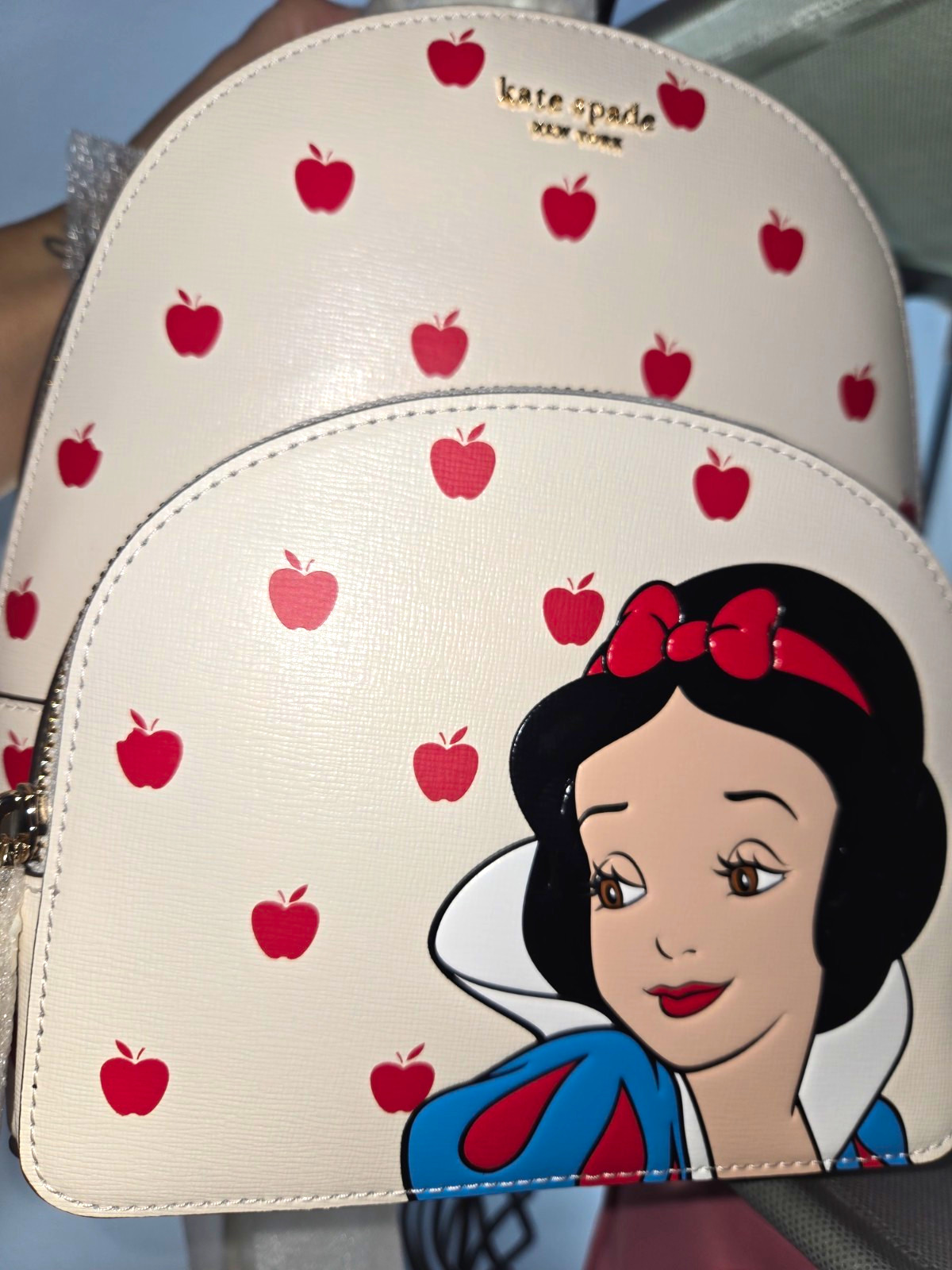 kate spade new york Disney Snow White Print Small Backpack Cream kate spade new york Disney Snow White Print Small Backpack Cream