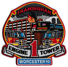 Framingham, MA Engine1 Tower Ladder 1 Worcester Rd NEW Fire Patch picture