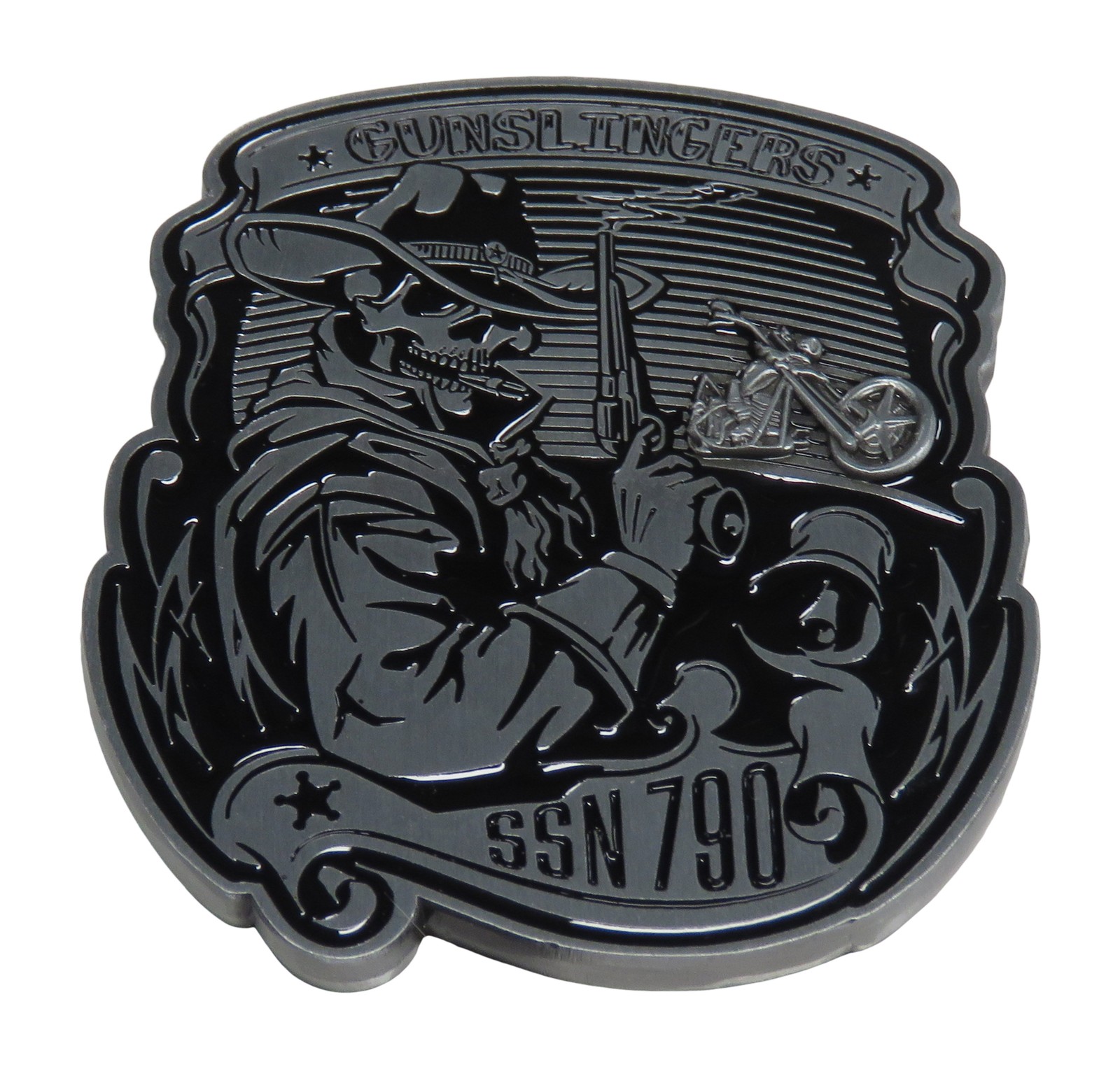 Gunslingers SSN 790 USS South Dakota Challenge Coin Gunslingers SSN 790 USS South Dakota Challenge Coin