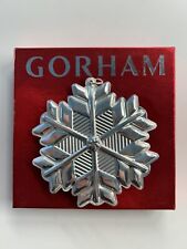 Gorham 2017 STERLING Silver 48th Annual Edition Snowflake Ornament picture