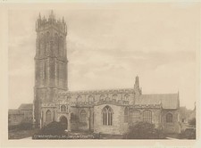 GLASTENBURY ST JOHN'S CHURCH GLASTENBURY ENGLAND Historic Old Photo picture