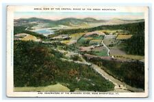 Aerial View Central Green Mountains Winooski River Marshfield VT Postcard C14 picture